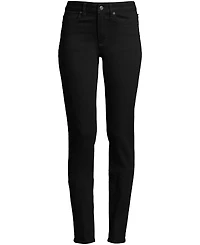 Lands' End Women's Mid Rise Straight Leg Jeans