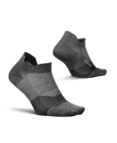 Feetures Men's Elite Ultra Light Cushion Ankle Socks - Sport Sock with Targeted Compression Xlarge