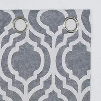 Eldon Trellis Print Blackout Grommet Curtain Panel
