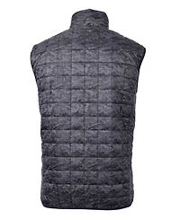 Cutter & Buck Rainier PrimaLoft Mens Eco Insulated Full Zip Printed Puffer Vest