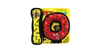 Tuffy Medium Red Ring-Yellow Bone 2 Pack, Dog Toy