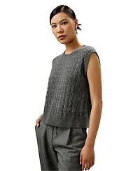 Lilysilk Women's Sleeveless Cashmere Vest