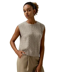 Lilysilk Women's Sleeveless Cashmere Vest