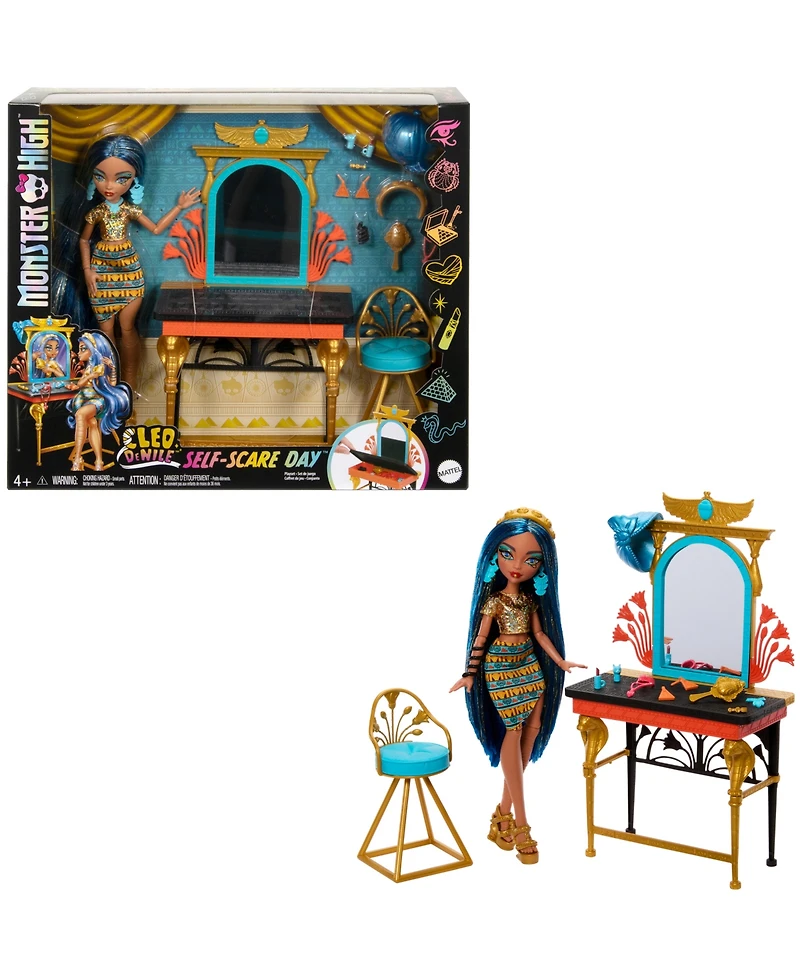 Monster High Cleo De Nile Self-Scare Day Doll and Playset