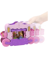 Disney Princess Carriage to Castle Playset with Aurora Doll & Accessories