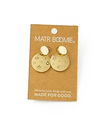 Matr Boomie Sitara Starry Double Circle Dangle Earrings