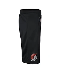 Nike Big Boys and Girls Black Portland Trail Blazers Swingman Performance Shorts – Icon Edition