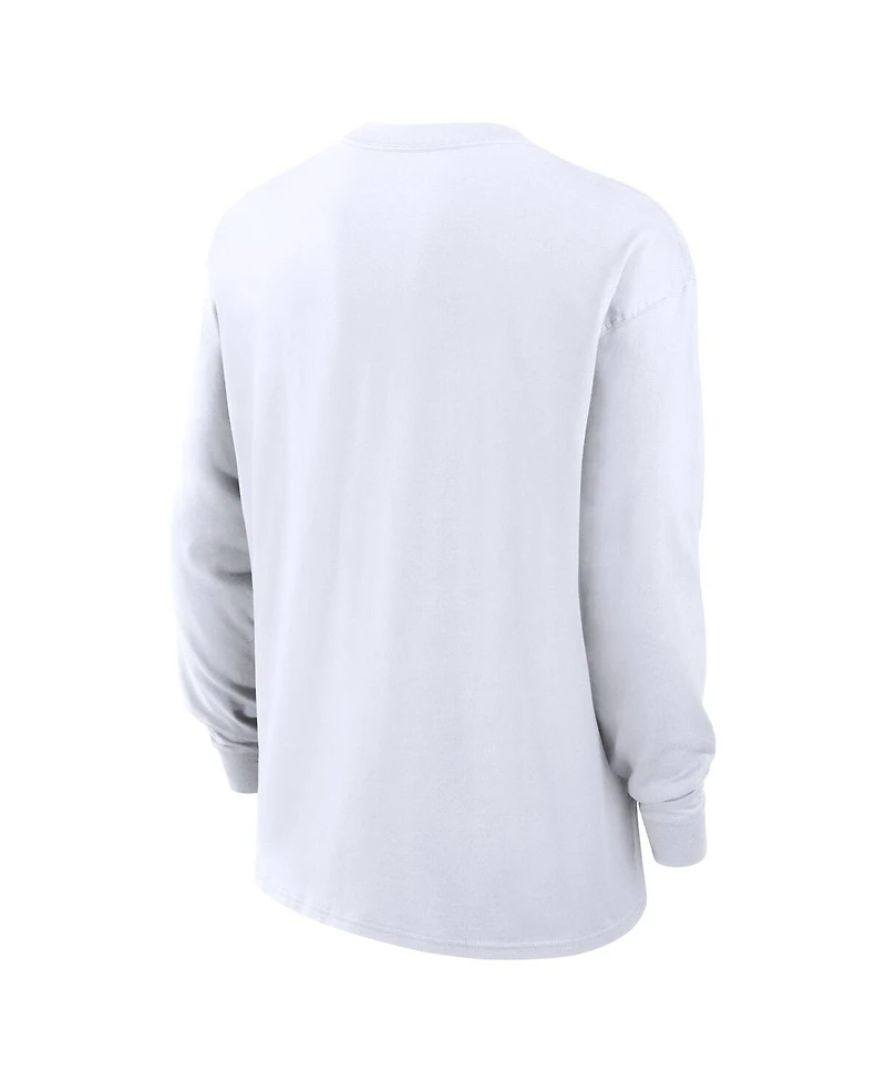 Jordan Men's White Ucla Bruins 2-Hit Statement Max9 Long Sleeve T-Shirt