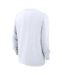 Jordan Men's White Ucla Bruins 2-Hit Statement Max9 Long Sleeve T-Shirt