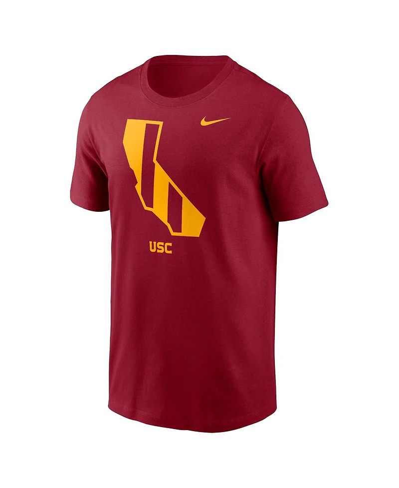 Nike Men's Cardinal Usc Trojans Campus State Shape T-Shirt