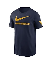 Nike Men's Navy West Virginia Mountaineers Campus Mascot T-Shirt