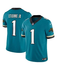 Nike Men's Travis Etienne Teal Jacksonville Jaguars Prowler Throwback Vapor F.u.s.e. Limited Jersey