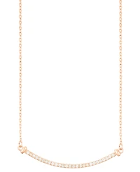 Adornia Gold Curved Bar Necklace
