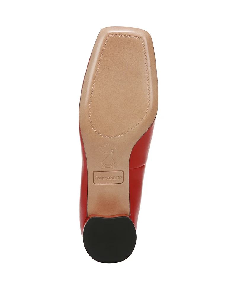 Franco Sarto Women's Natalia Block Heel Ballet Pumps