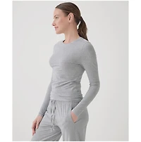 Pact Women's Organic Cotton Cool Stretch Fitted Long Sleeve Tee