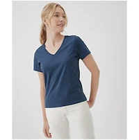 Pact Women's Softspun V-Neck Tee
