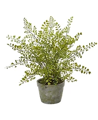 Slickblue 13" Maiden Hair Artificial Plant in Decorative Planter