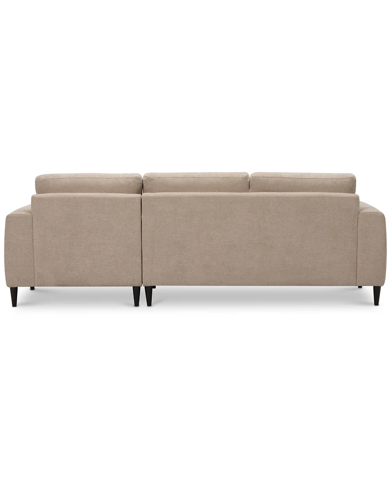 Calvus 2-Pc. Fabric Chaise Sectional, Exclusively at Macy's