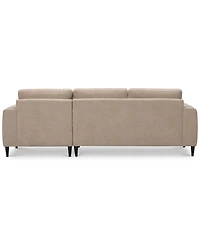 Calvus 2-Pc. Fabric Chaise Sectional, Exclusively at Macy's