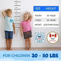 Body Glove Vision Child Life Vest - Woven Polymer Life Jacket Type Iii Pfd