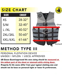 Body Glove Pfd Life Vest, Uscg Approved Type Iii Lightweight Safety Life Jacket