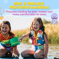 Body Glove Paddle Pals Splash Child Swim Vest, Toddler Floatie - Pfd Life Jacket for Kids