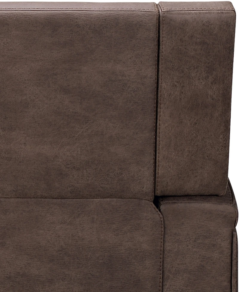 Abbyson Living 64" Fabric Manual Reclining Loveseat