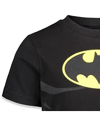 Dc Comics Toddler Boys Justice League Batman Joker Riddler 3 Pack Graphic Short Sleeve T-Shirt Toddler|Child