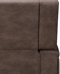 Abbyson Living 86" Fabric Manual Reclining Sofa