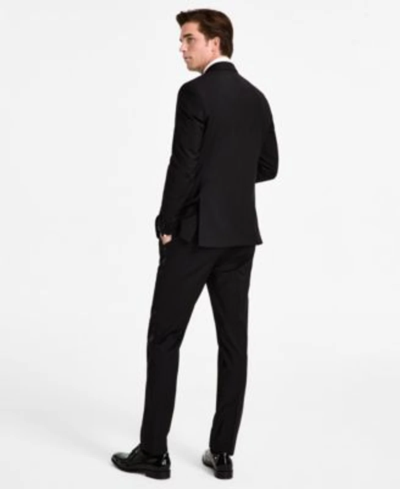 Calvin Klein Mens Slim Fit Wool Blend Tuxedo Separates
