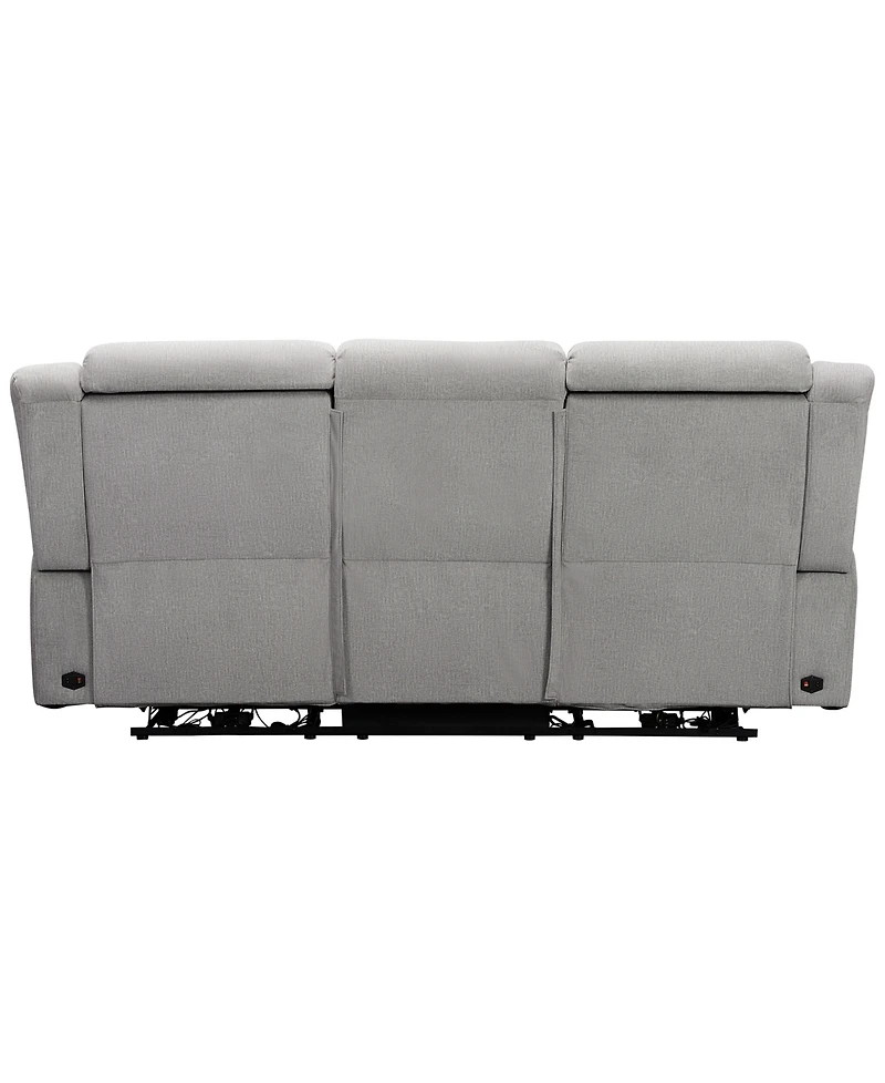 Abbyson Living 86" Power Fabric Reclining Sofa