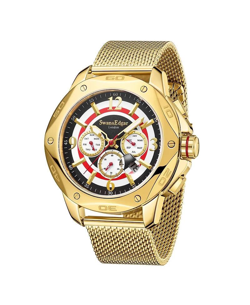 SE1602 Swan & Edgar Hand Assembled Sports Target Automatic Gold