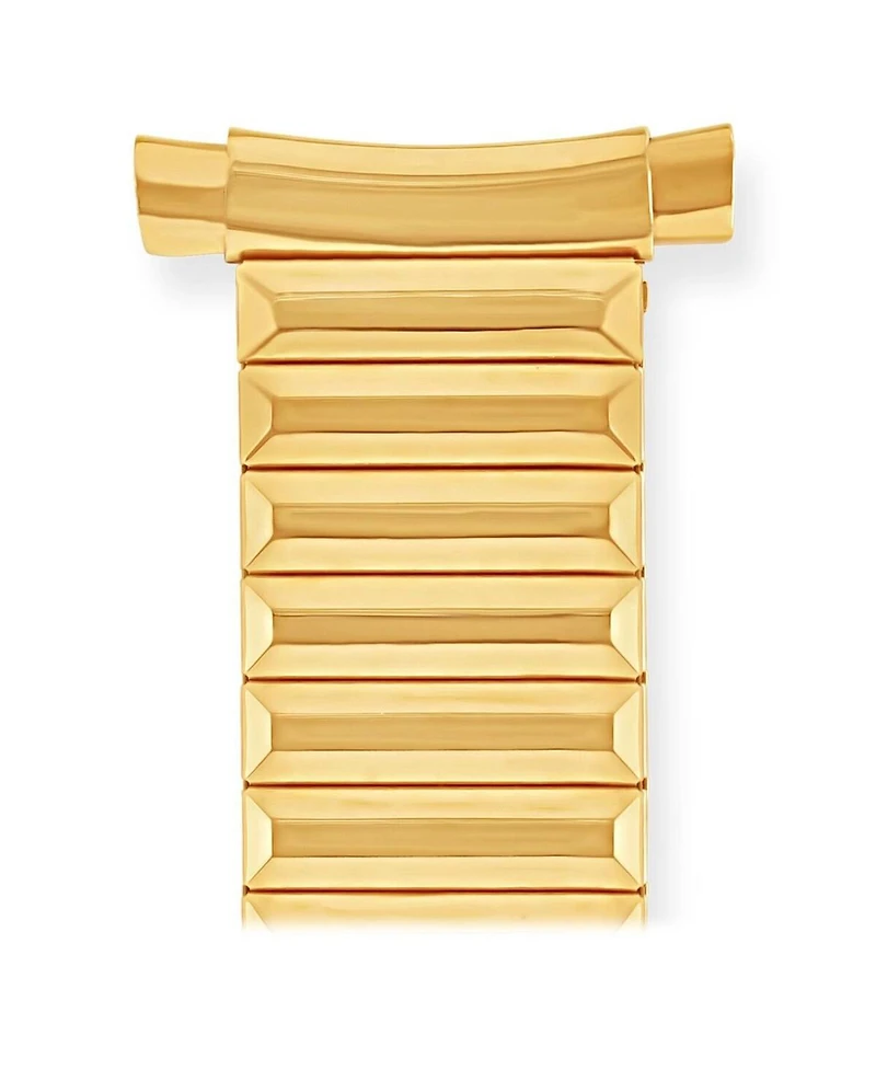 Speidel Men's Twist-o-Flex 16-22MM Adjustable End Bands Gold- Regular