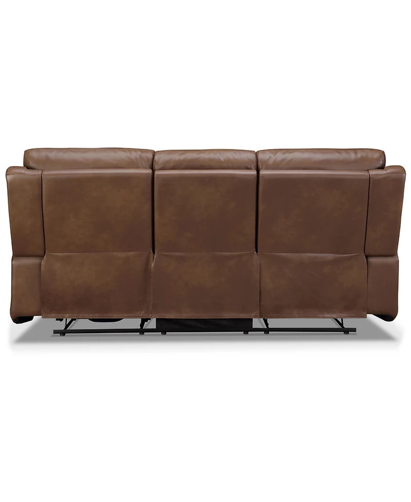 Abbyson Living 86" Leather Power Reclining Sofa