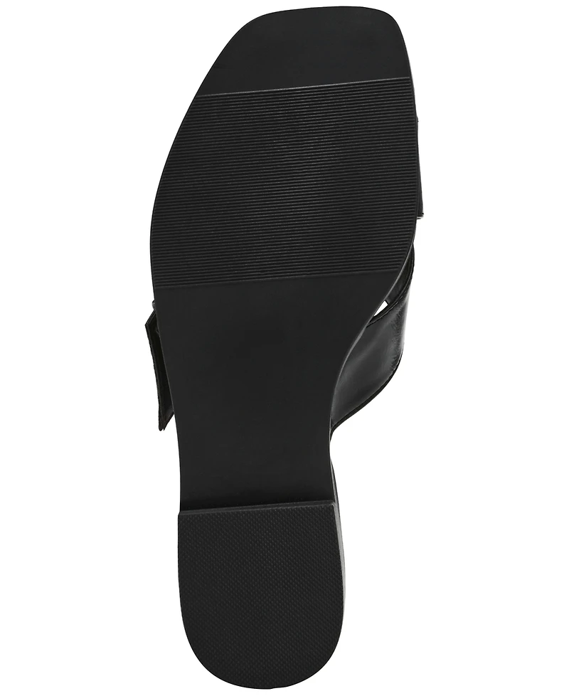 Dv Dolce Vita Women's Mayson Crossband Buckle Slide Flat Sandals