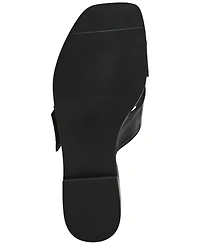 Dv Dolce Vita Women's Mayson Crossband Buckle Slide Flat Sandals