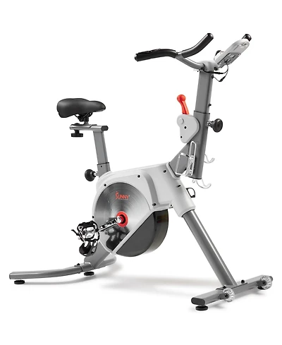 Sunny Health & Fitness Smart Two-stage Transmission Magnetic Belt Drive Upright Exercise Bike