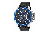 Invicta Men's I-Force Quartz Multifunction Black Dial Polyurethane Watch