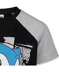 Sega Boys Sonic the Hedgehog 2 Pack T-Shirts to