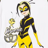 Miraculous Girls Pajama Shirt and Shorts Sleep Set