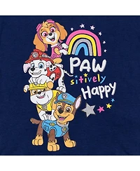 Paw Patrol Girls Everest Rubble Marshall 2 Pack T-Shirts to