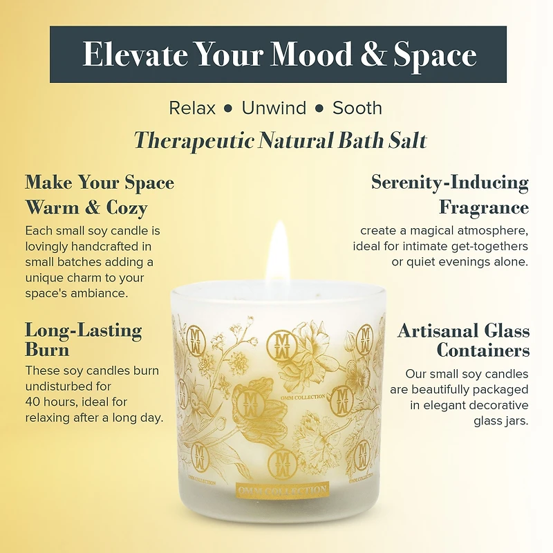 Omm Collection Garden Jewel Aroma Therapy Candle