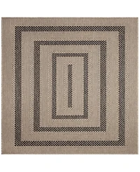 Liora Manne' Monaco Multi Border 7'10"x7'10" Square Area Rug