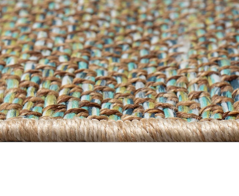 Liora Manne' Roma Border 1'11"x7'6" Runner Area Rug