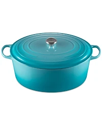 Le Creuset Caribbean 15.5 Quart Enameled Cast Iron Oval Dutch Oven