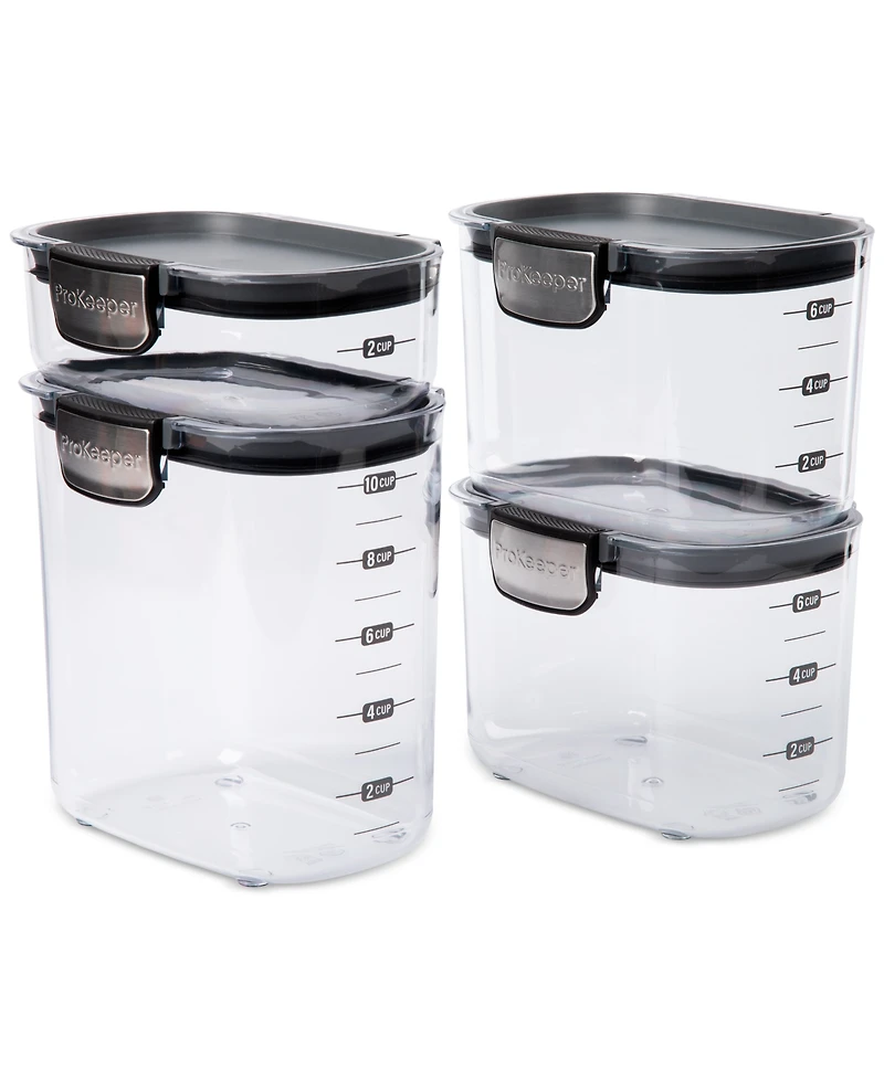 Prepworks Prokeeper+ Airtight 4-Piece Pantry Storage Set