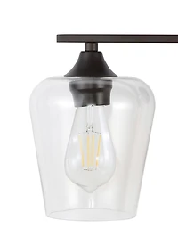 Jonathan Y Jayne Iron/Glass Cottage Rustic Led Vanity Light