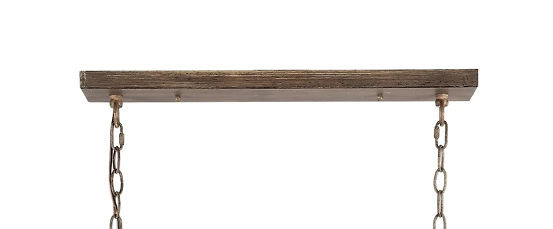 Jonathan Y Magnolia Adjustable Iron Rustic Farmhouse Led Pendant