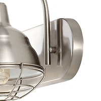 Jonathan Y Levi Industrial Farmhouse Iron Led Vanity Light