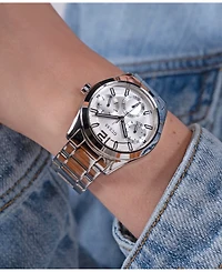 Guess Women's Multi-Function Silver Stainless Steel Watch 38mm
